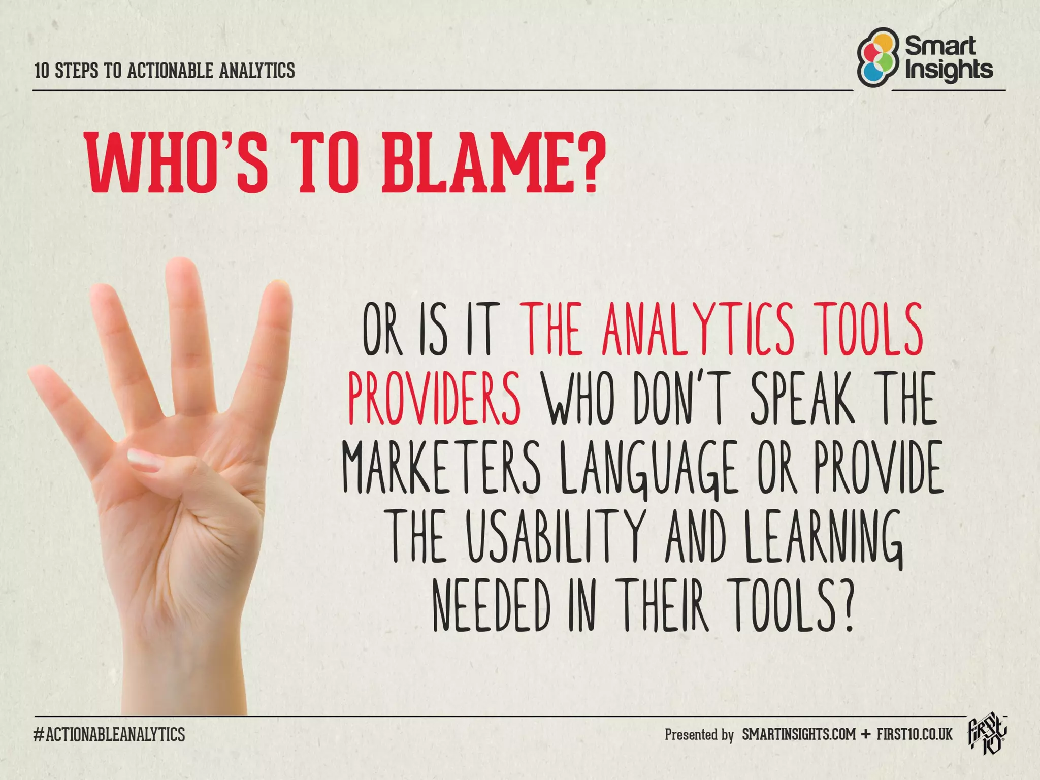 10 Steps to Actionable Analytics for Digital Marketing