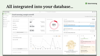 All integrated into your database…
 