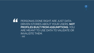 Actionable Data-Driven Personas for CRO