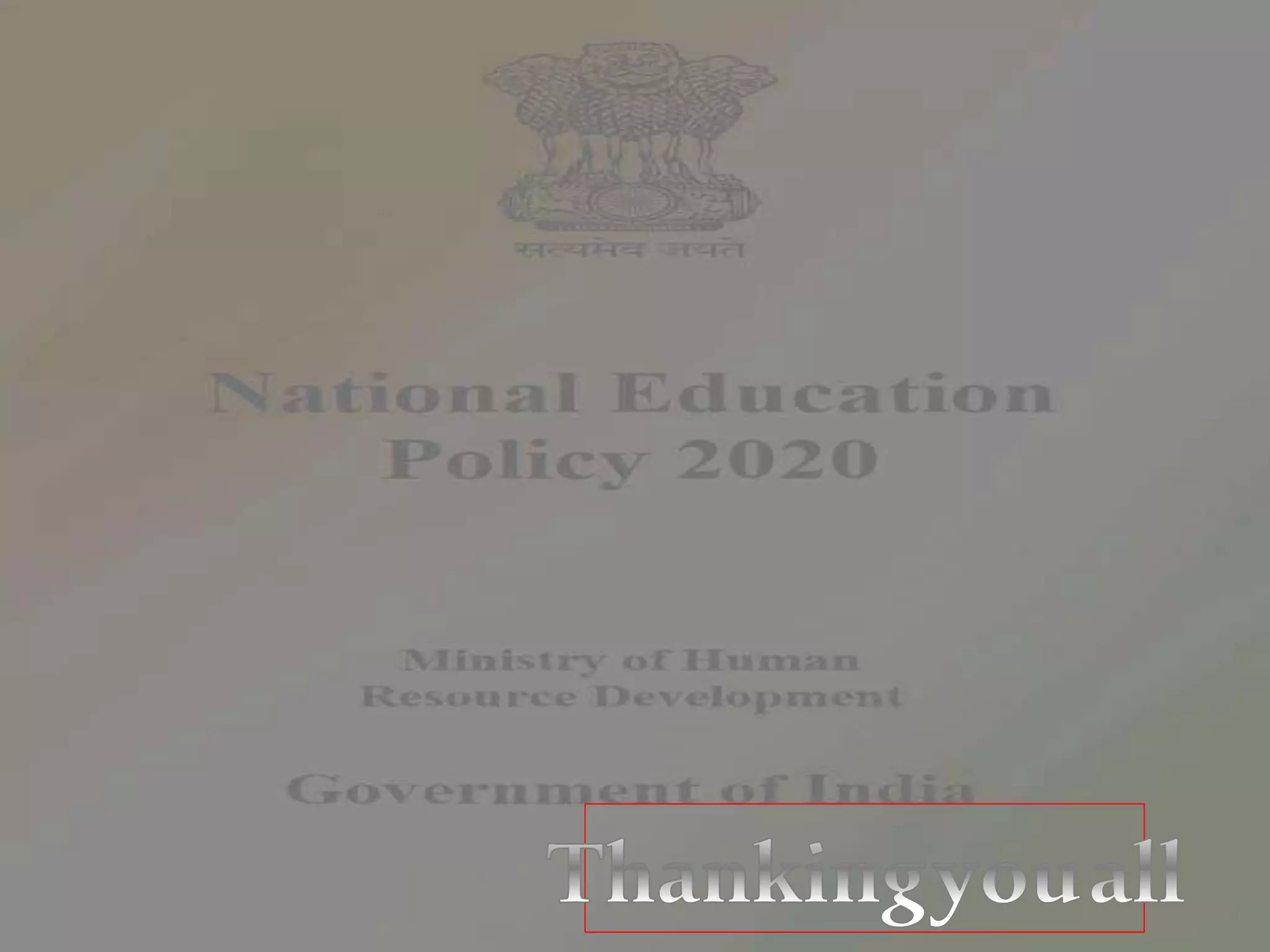 Actionable points for the implementation of nep 2020