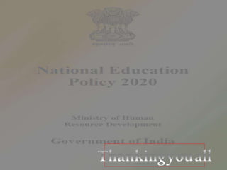 Actionable points for the implementation of nep 2020