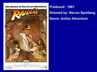 Produced : 1981
Directed by: Steven Spielberg
Genre: Action Adventure
 