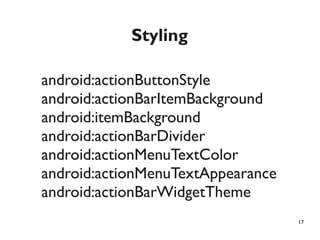 Action bar | PDF