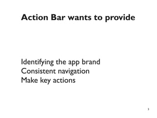 Action bar | PDF
