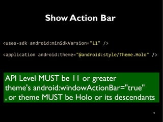 Action bar | PDF