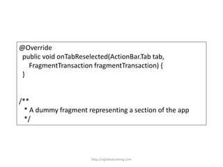 Action Bar in Android | PDF