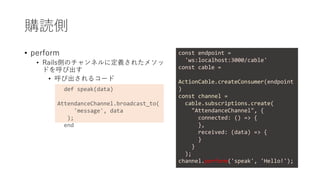 Action Cable In Rails ActionCableのクライアントはRails外から利用できるのか | PPTX