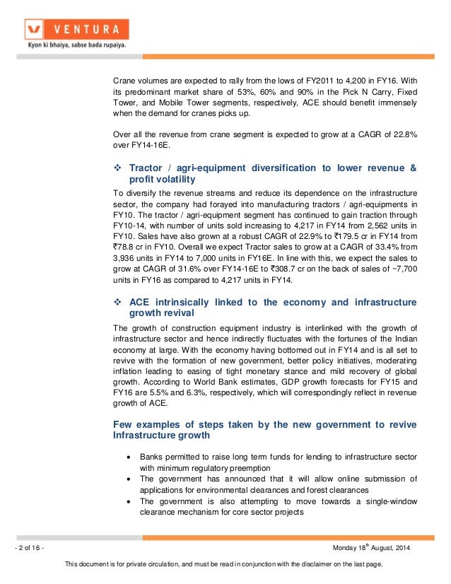 Action construction Equipment Ltd.