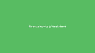 Financial Advice @ Wealthfront
 