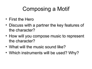 Film Music - a powerpoint presentation for film music | PPT