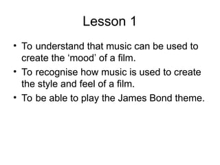 Film Music - a powerpoint presentation for film music | PPT