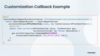 Datetimeformatter Examples Action Jackson! Effective JSON processing in Spring Boot Applications | PDF