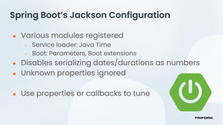 Action Jackson! Effective JSON processing in Spring Boot Applications | PDF