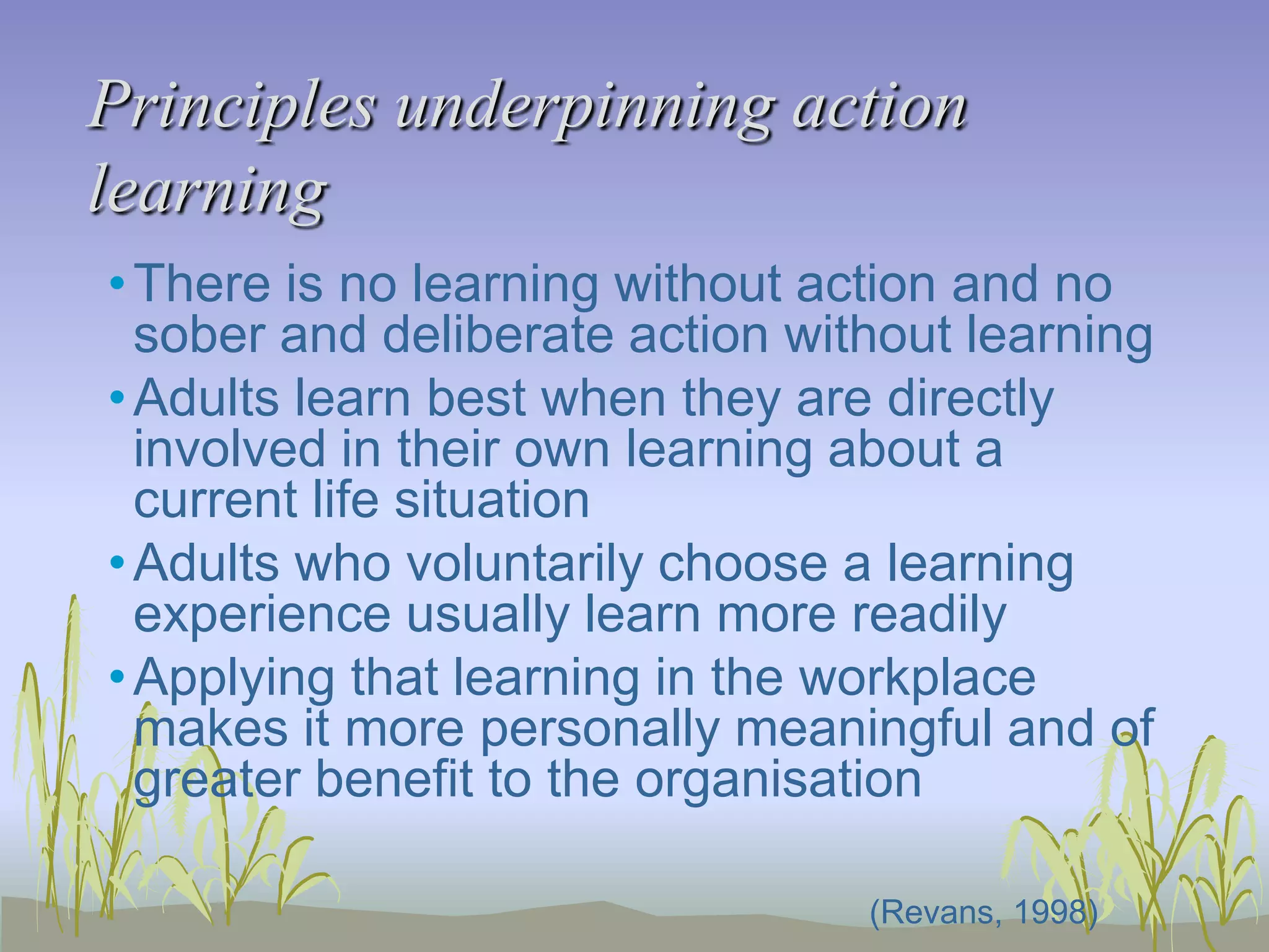 Action learning approach | PPT