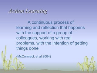 Action learning approach | PPT