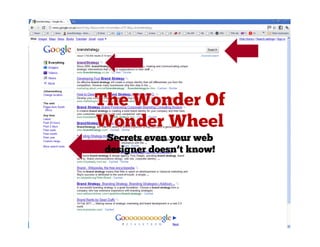 Secrets even your web
designer doesn’t know!
 