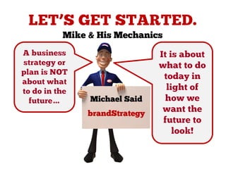 Mike & His Mechanics




     Michael Said
     brandStrategy
 