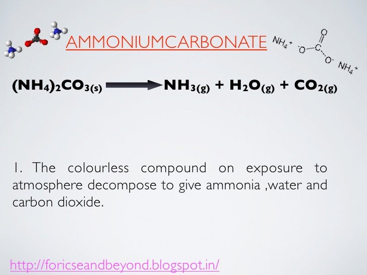 Action of heat on chemical compound