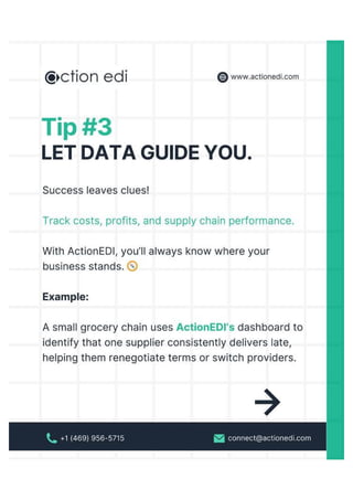 ActionEDI helps you lead the charge. EDI | PDF