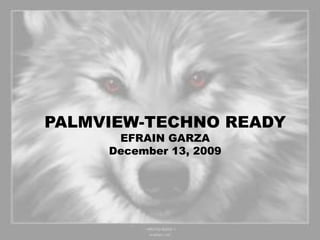 PALMVIEW-TECHNO READY EFRAIN GARZA December 13, 2009 