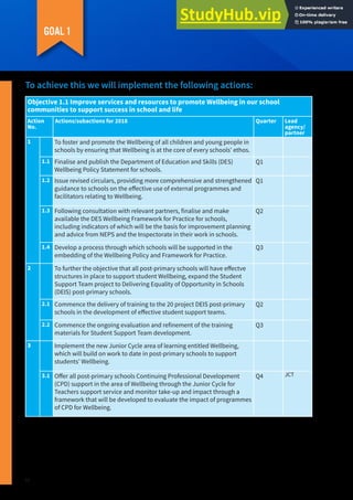 Action Plan For Education | PDF