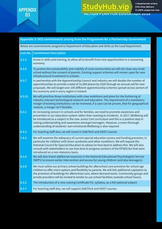 Action Plan For Education | PDF