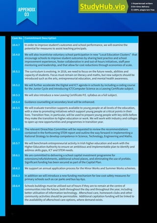 Action Plan For Education | PDF