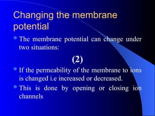 Understanding the Action Potential: Membrane Potential and Ion Channel ...