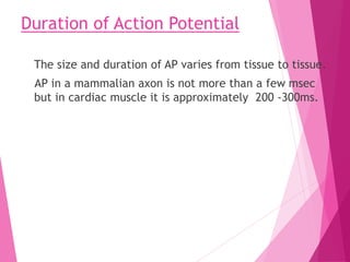 Action potential By Dr. Mrs. Padmaja R Desai | PPTX