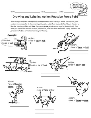 Actionreactionworksheet | PDF actionreactionworksheet-pdf