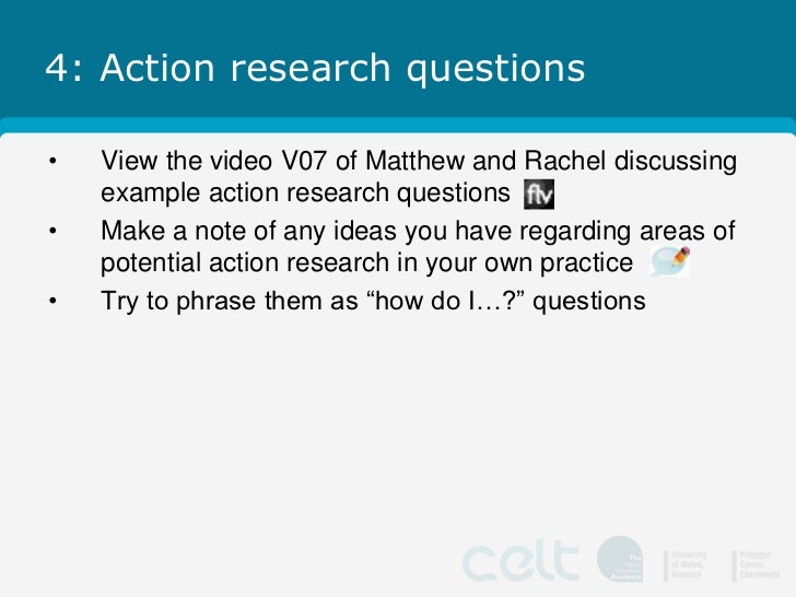 what is action research questions