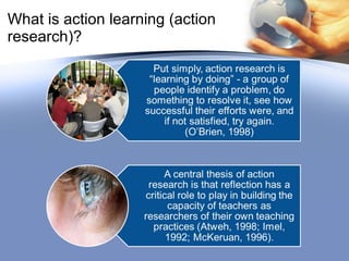 What is action learning (action research)? 
