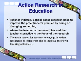 action research problem statement examples