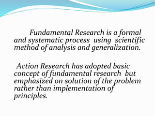 Action research | PPTX