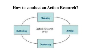 How to conduct an Action Research?
 