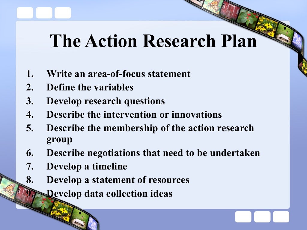 action research thesis in education