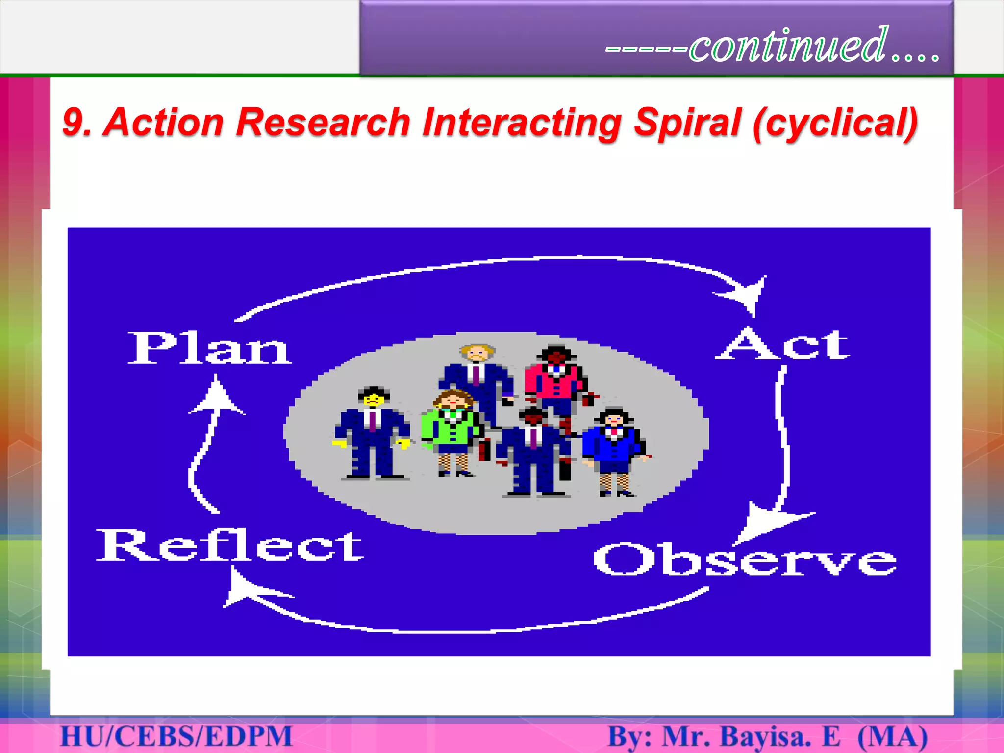 DATA ANALYSIS IN ACTION RESEARCH PPT visual data 7