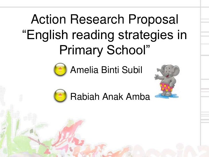 action research proposal in primary school