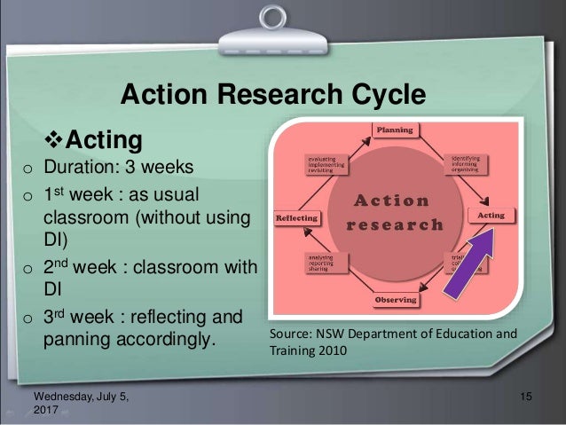 differentiated instruction action research