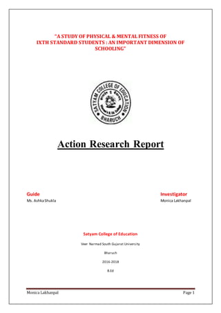 Action research report | DOCX