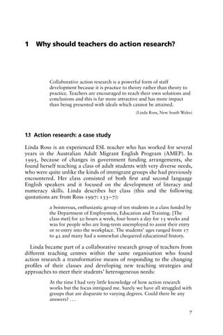 Action research in second language teaching | PDF