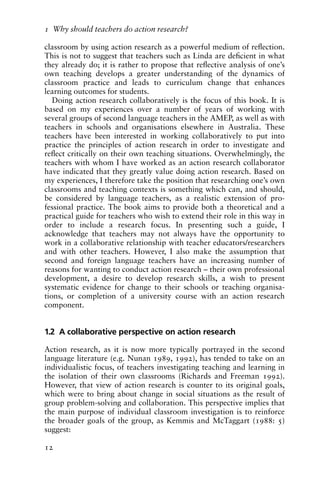 Action research in second language teaching | PDF