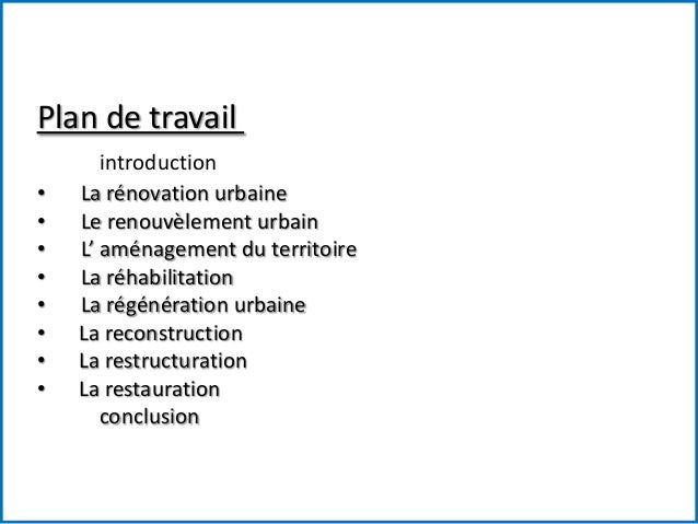 la rénovation urbaine définition