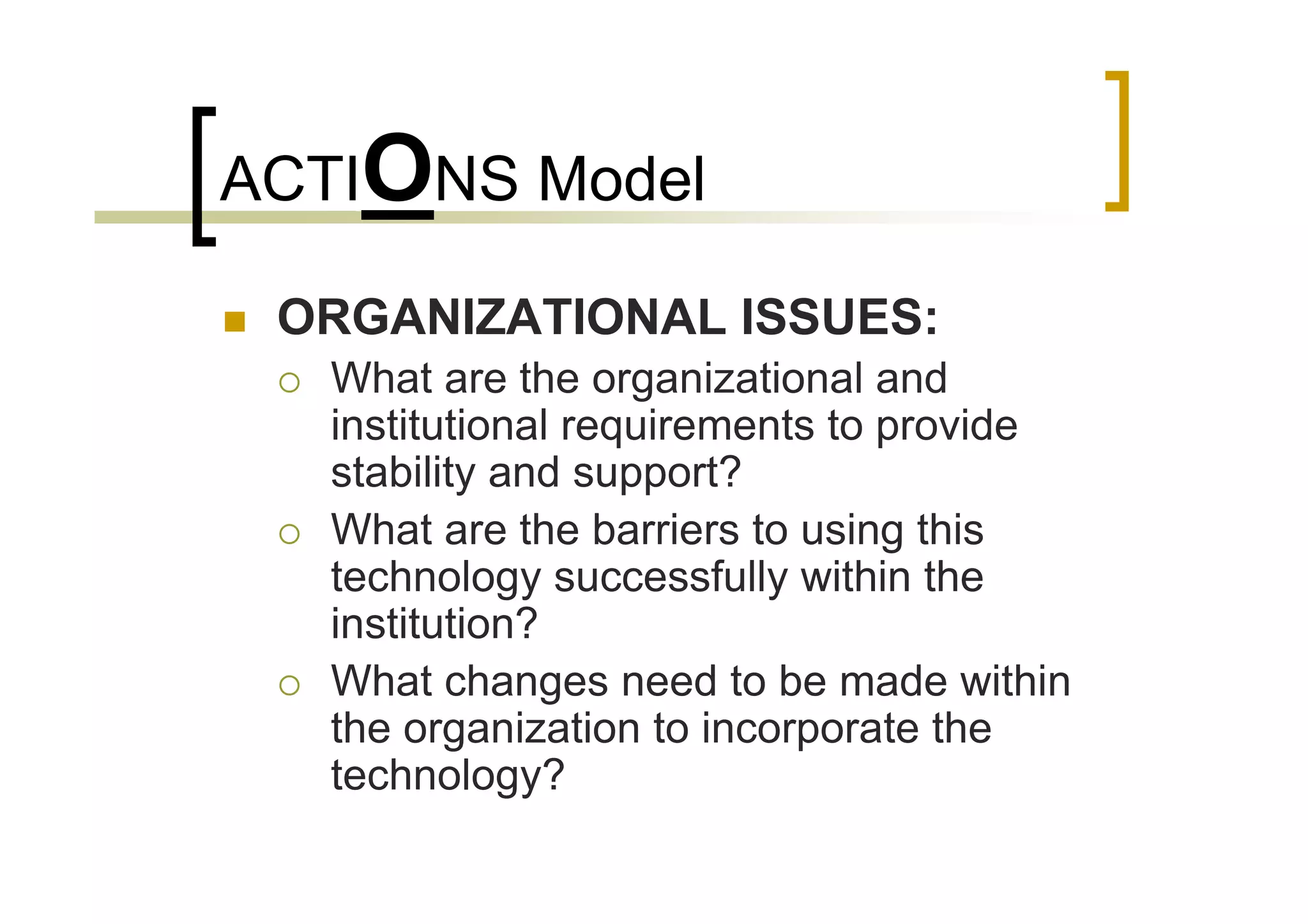 ACTIONS Model