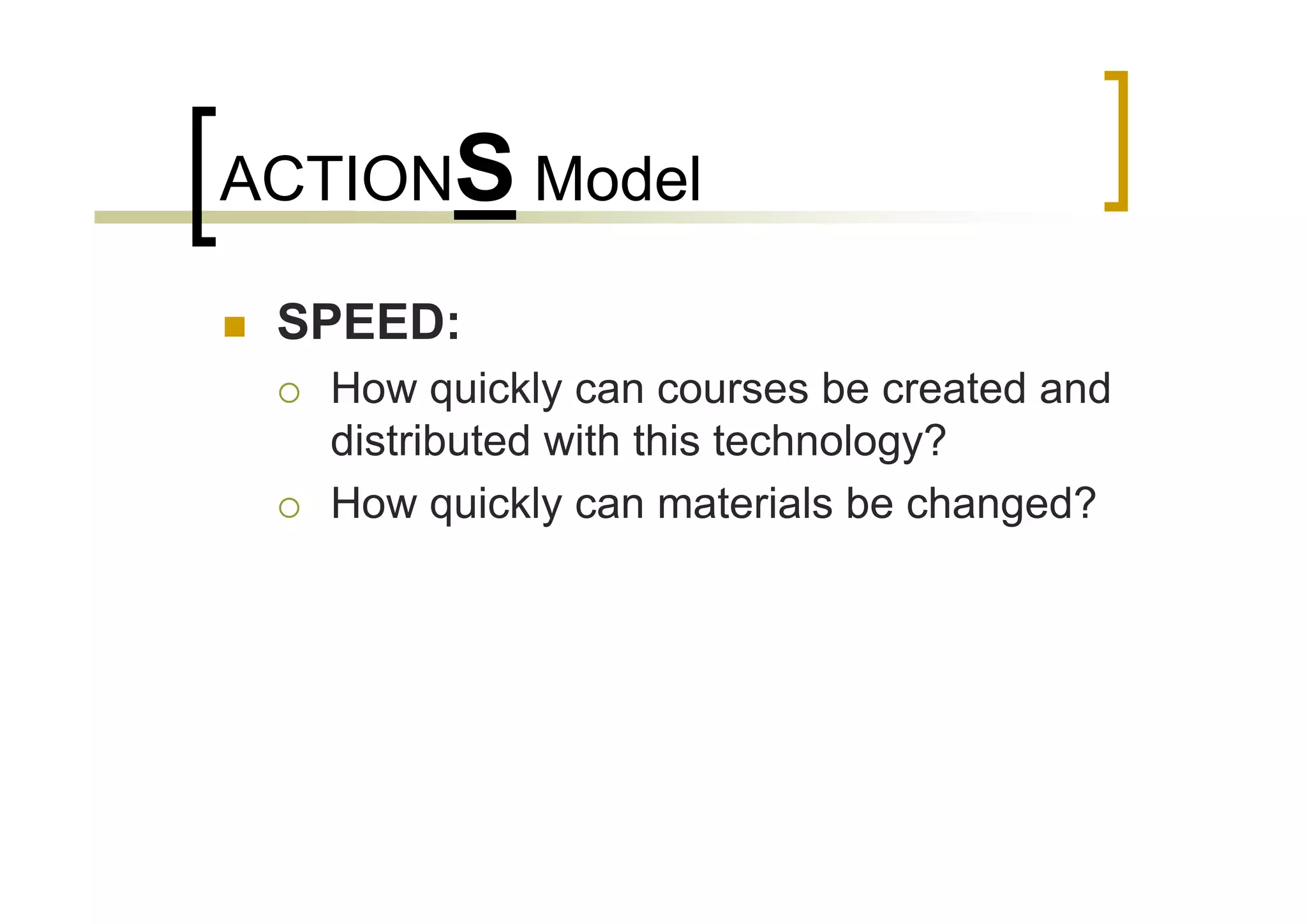 ACTIONS Model