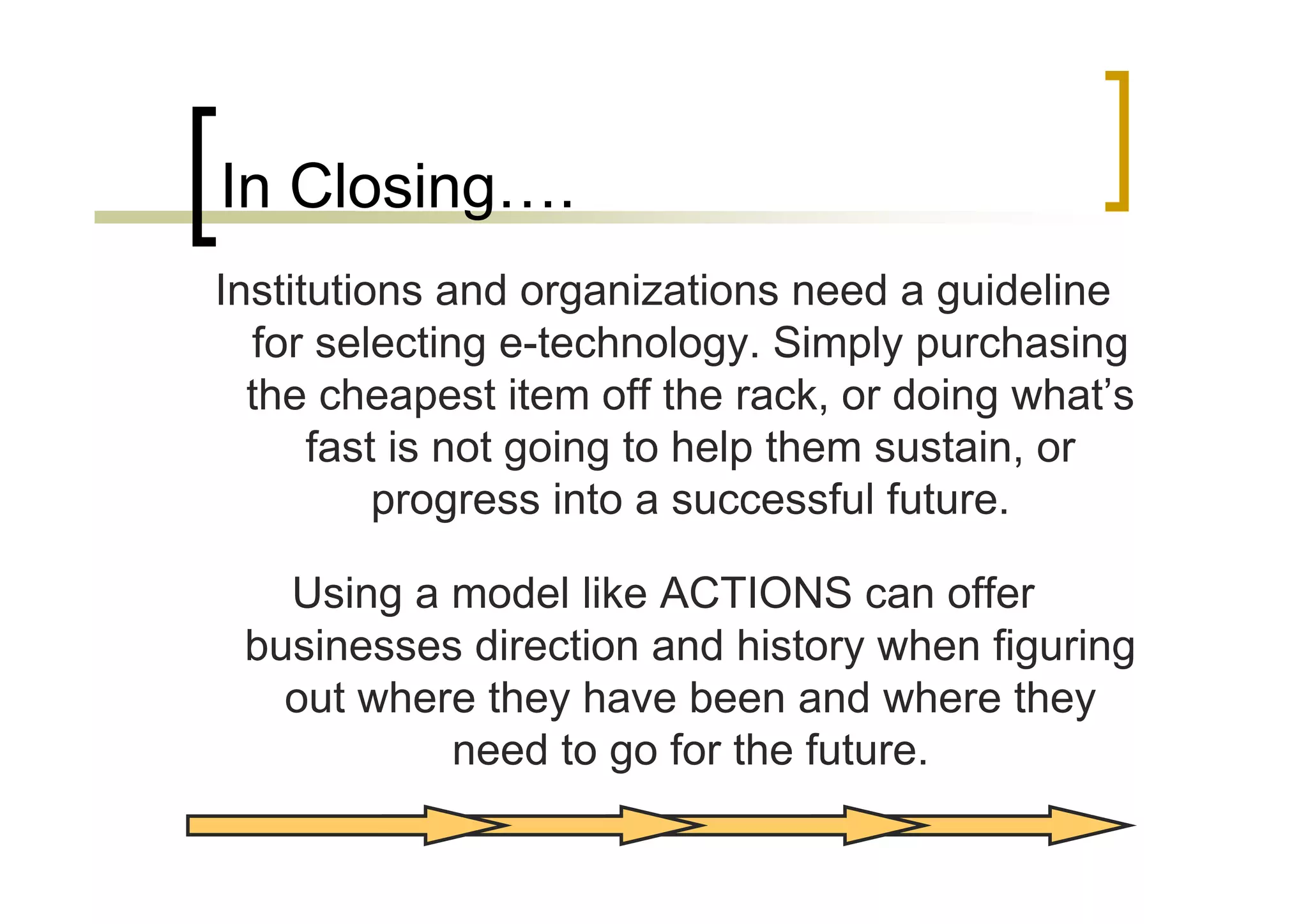 ACTIONS Model