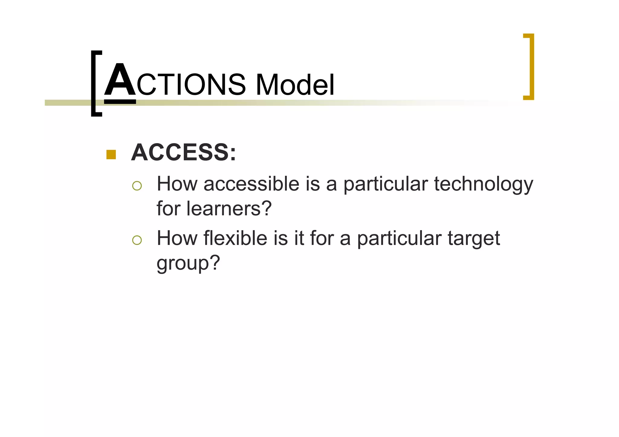 ACTIONS Model