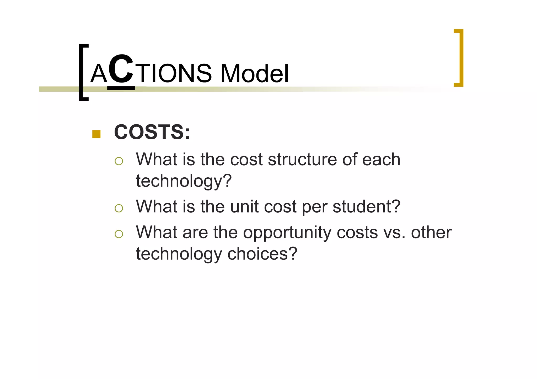 ACTIONS Model