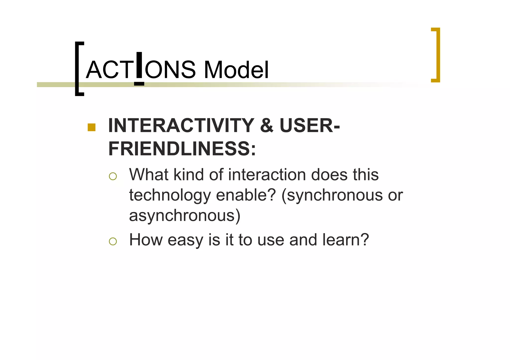 ACTIONS Model