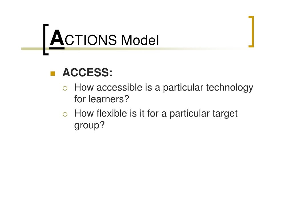ACTIONS Model
